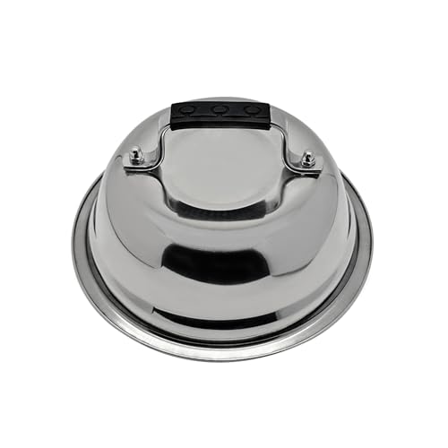 Outset Burger Cheese Melting Dome for Grill, Griddle, and Stovetop, Stainless Steel - size: 6.5" Melting Dome