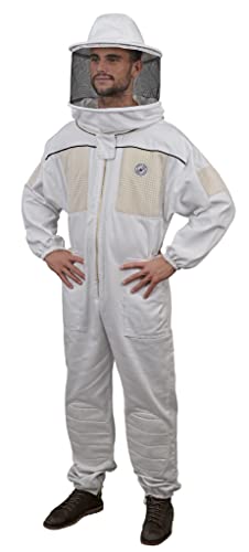 Humble Bee 430 Ventilated Beekeeping Suit with Round Veil - size: Small