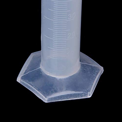 Hydrometer Test Tube, Plastic Graduated Cylinder, 100ml Hydrometer Test Tube with Clear Scale, Portable Measuring Cylinder for Home and School Science, 100 Ml Graduated