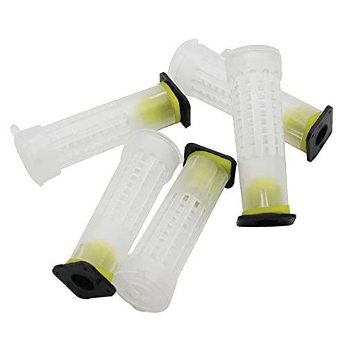 30pcs Queen Bee Roller Cages -Plastic Beekeeping Rearing Cup Kit Queen bee Roller Cage Rearing Cup Holder Beekeeping Tool