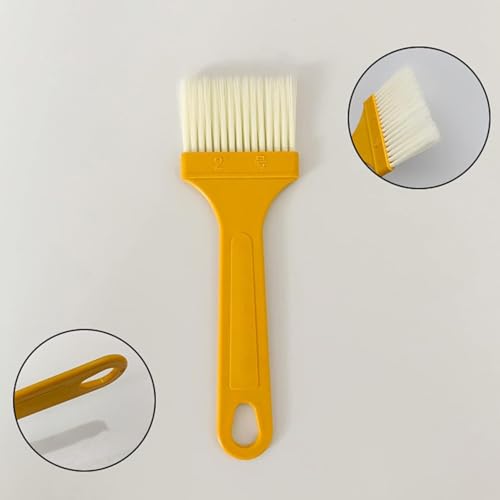 1 Pc Plastic Basting Pastry Brush Spread Oil Butter Sauce Marinades for BBQ Grill Baking Kitchen Cooking, Baste Pastries Cakes Meat Sausages Desserts, Outdoor Cooking Tools, Dishwasher Safe (B) - size: B