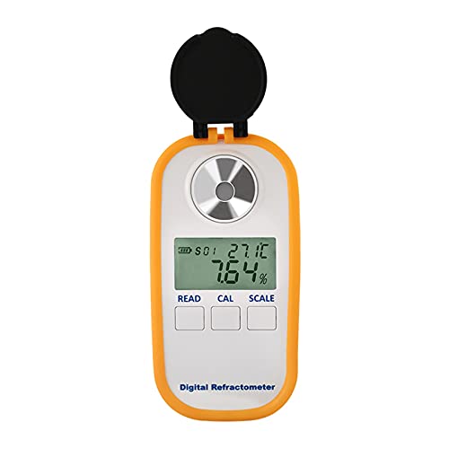 Digital Refractometer, Electronic Digital Urine Refractometer Urine Specific Gravity Meter Serum Protein Detector Tester Urinometer Urine Hydrometer,Beer Brewing, Coffee, Maple Syrup, Juice, Food