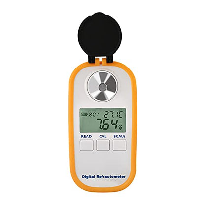 Digital Refractometer, Electronic Digital Urine Refractometer Urine Specific Gravity Meter Serum Protein Detector Tester Urinometer Urine Hydrometer,Beer Brewing, Coffee, Maple Syrup, Juice, Food