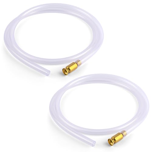 2 Pack - Gas Siphon Hose Pump,Shaker Siphon for Gasoline/Fuel/Water Transfer,Safety Self Priming Hose