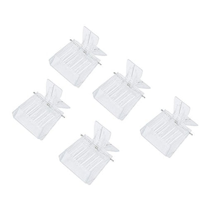 GLOGLOW 5-Pack Transparent Bee Cage Catcher for Queen Marking Hive Inspection & Bee Management Plastic Beekeeping Tool