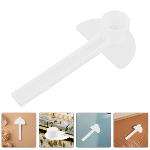 Alasum 10pcs Bee Water Feeding Tools for Beekeeping, Plastic Beehive Feeder Station with Convenient and Practical Design for Farm and Home Beekeeping