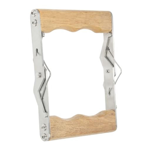UPKOCH 3pcs Beekeeping Frame Grip Tool with Wooden Handle for Hive Lifting and Honeycomb Handling – Beehive Frame Holder Clips for Apiculture Equipment and Beekeeping Supplies
