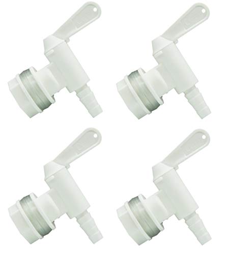 AquaNation Food Grade Safe BPA Free Plastic Bottling Beer Fermentation Bucket Keg Wine Barrel Spigot Spout Tap No Spill Faucet For Homebrew Wine Making Soda Carbonated Soft Drinks Beverage Urn (4)