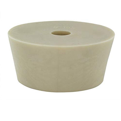 Home Brew Ohio Drilled Rubber Stopper 10.5, Cream