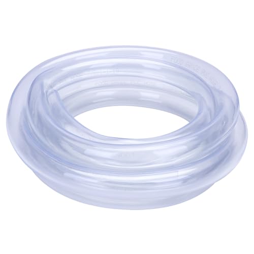 DERNORD PVC Tubing 7/8"ID X 1-1/10"OD Flexible Clear Vinyl Hose 10 Feet for Food Grade - size: 10 Feet, style: 7/8"ID X 1-1/10"OD