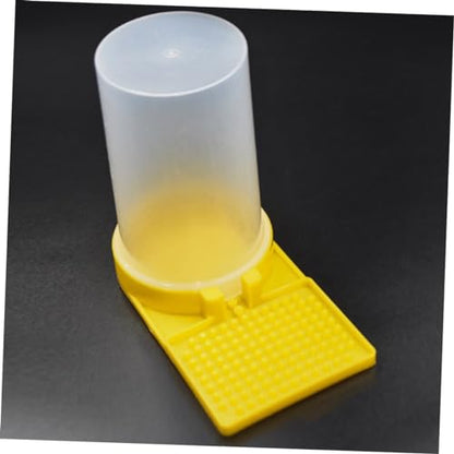 8pcs Bee Feeder Station Bee Feeding Cup Beehive Entrance Feeder Water Hive Tool