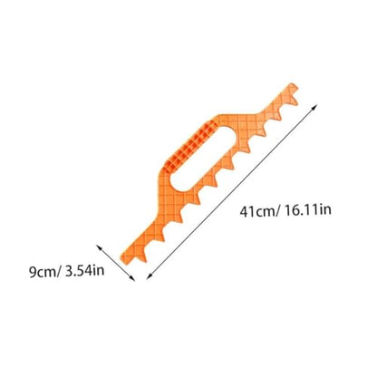 Happyyami Practical Frame Spacer Rake for Beekeeping Supplies Yellow Beehive Tool with Teeth Distance Measurement Tool for All Beekeepers