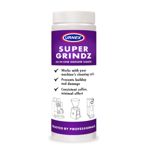 Urnex SuperGrindz Grinder Cleaning Tablets, 11.6 oz Bottle