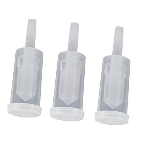 Luxshiny 3-Piece Fermentation Valve Set for Homebrew Food-Grade Plastic Water-Sealed Easy to Use for Wine Making and Brewing Supplies - size: 12.00X3.80X3.80CM