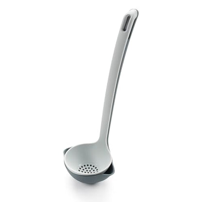 HIC Kitchen 2-in-1 Straining Ladle, Super Strong and Heat Safe - style: Straining Ladle