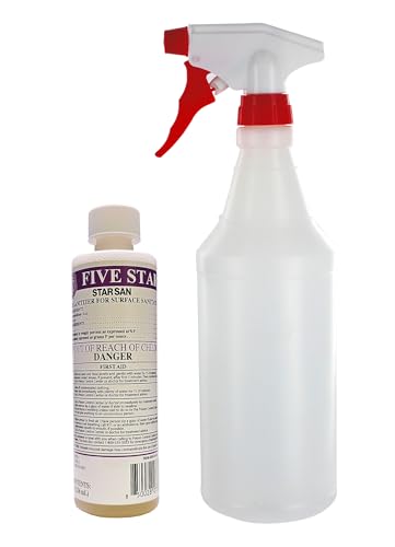 8oz Star San with 32oz Spray Bottle For Home Brewing