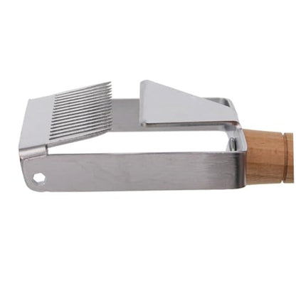 ORFOFE Apiculture Uncapping Fork Honeycomb Knife Honey Scraper Beehive Tool Beekeeping