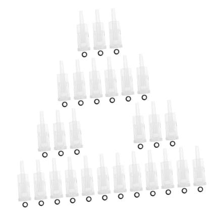 Healifty 3sets One Way Air Locks for Homebrewing Practical Wine Vent Check Valves Easy to Clean Material for Fermenting Beer Wine and Sauerkraut 6pcs*3