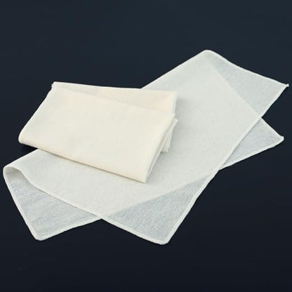 HOMSFOU 10pcs Unbleached Cheesecloth for Straining 20x20 Inch 100-grade Hemmed Cotton Muslin Cloth Reusable Washable Kitchen Supply for Cooking Butter Fruit Nut Milk Filtering