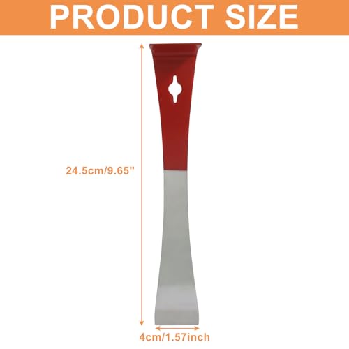 Murtenze 2PCS Hive Scraper Tools, Stainless Steel Frame Lifter J Hook Lightweight Scraper, Essential Equipment for Beekeepers
