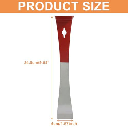 Murtenze 2PCS Hive Scraper Tools, Stainless Steel Frame Lifter J Hook Lightweight Scraper, Essential Equipment for Beekeepers