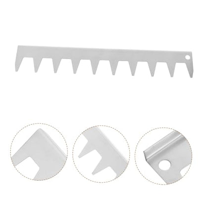 Kisangel Beehive Frame Spacer Tool Stainless Steel Beehive Spacing Tool for Frame Support and Organization Smooth Operation for Inspections for Beekeeping Management