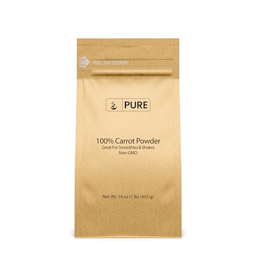 Pure Original Ingredients Carrot Powder (1 lb) Smoothies & Shakes, Sauces, No Fillers Or Additives - size: 16 Ounce (Pack of 1)