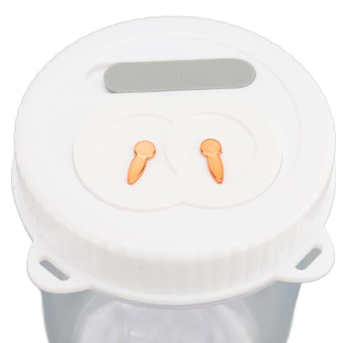 50oz Pickle Jar with Strainer Flip, Leakproof Airtight Food Storage Container Pickle Holder Juice Separator Jar for Capers Olives Jalapenos Includes 2 Forks Silicone Gasket Timer Lid