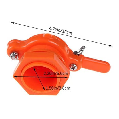 Beekeeping Supplies, 4-piece Beekeeping Honey Tap, Filling Gate Valve, Bucket, Outlet Accessories, Tools,Beekeeping Tools(Orange) - color: Orange