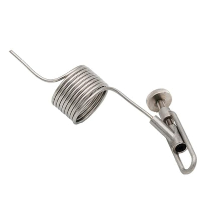 Home Brewing Sampling Coil 304 Stainless Steel Pigtail Proof Coil 5.5ft Coil 3mm ID x 4mm OD Conical Fermenter Accessories Brewing Accessories(10 Turns) - color: 10 Turns
