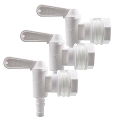 Botting Bucket Spigot 1'' Beer Brew Spout Tap Plastic Bucket Spigot Valve for Home Brewing Wine Making 3 Pack - size: 3 PACK