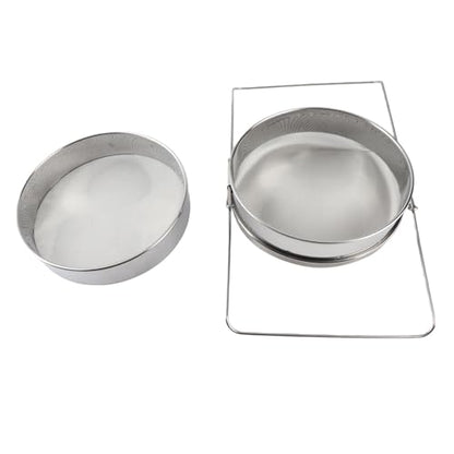 Stainless Steel Honey Filter Beekeeping Double Sieve Strainer 18 Mesh 25 Mesh 304 Apiary Equipment for Beekeepers Professional Tools