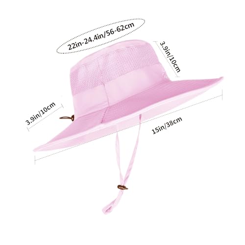 Sun Hats for Men Women Fishing Hat UPF 50+ Breathable Wide Brim Summer UV Protection Hat - color: 1pack-purple