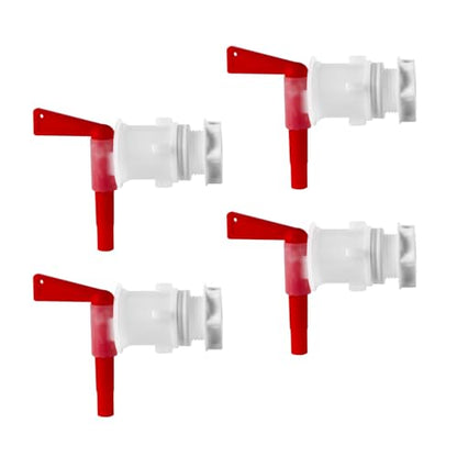 Bucket Spigot 5 Gallon Bucket Spigot, Plastic Bottling Bucket Spigot Fermenting Bucket Spigot for 5 Gallon Bucket Homebrew Wine Making Beer Fermentation Bucket Fermenter (4 Pack) - size: 4 Pack