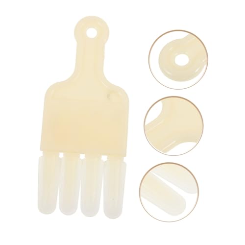 Homoyoyo 2pcs Beekeeping Jelly Scraper Pen Honey Manual Extraction Tool with 4-Row Blade for Beehive Frame Cleaning and Apiculture Supplies