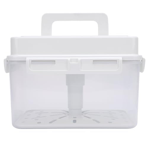 Focket Kimchi Pickle Container, Leakproof Fermentation Storage Container with Press Plate for Sauerkraut and Pickle (5L) - size: 5L, style: 5L US
