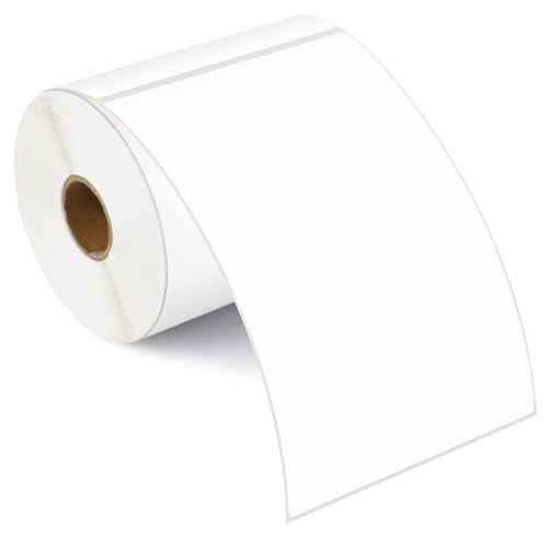 L LIKED 4" x 6" Thermal Labels, Blank Removable Labels with No Residue, Water and Oil Resistant, Use for Both Home and Office (1 Roll, 250 Labels) - size: 4x6-250