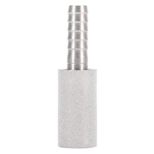 Fdit Diffusion Stone, Stainless Steel Carbonation Stone for Home Brewed Beer, 0.5 or 2 Micron for Force Carbonation and Fermentation, 48mm Length (#1) - color: 0.5Micron