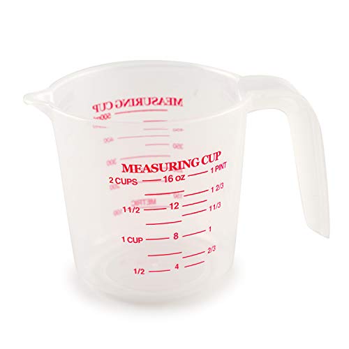 Norpro 2 Plastic Measuring Cup, Multicolored - size: 2 cup (Pack of 1)