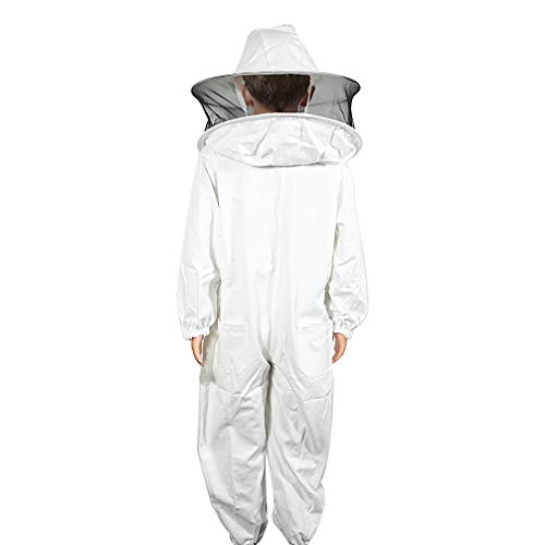 Luwint Kids Full Body Ventilated Beekeeping Suits - Sting Proof Bee Beekeeper Suit with Protective Gloves (3'6''-3'11'' Height) - size: Small/3'6''-3'11'' Height