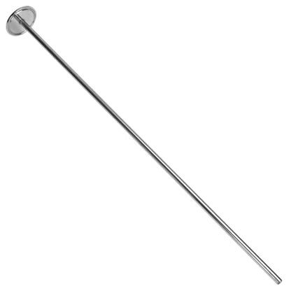 DERNORD 1.5 inch Tri Clamp Thermowell SS304 for Beer Fermenter Homebrew Solar Heater Boiler, 500mm Length - size: 500mm