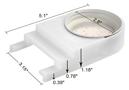 Shadwins Three Entrance and Bee Feeder. Plastic with Metal lid. for Bee Hives- 3 Pack - with lids - Fits Most Small Mouth Canning Jars - Boardman Feeder and Waterer