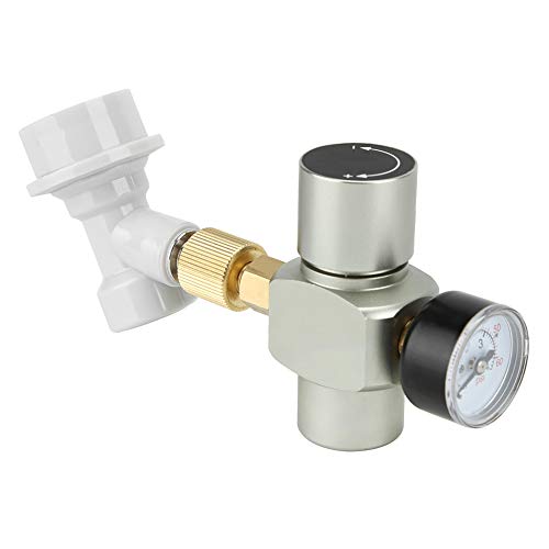 CO2 Regulator, Homebrew Beer CO2 Tank Charger, Reliable Durable Gas Disconnect CO2 Charger for Home Beer Brewing