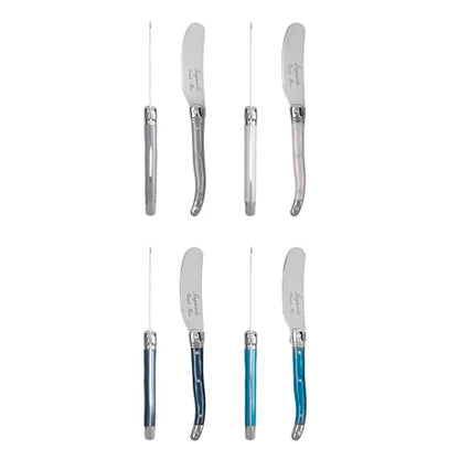 French Home 8-Piece Laguiole Spreader Set - Coastal Frost - style: Coastal Frost