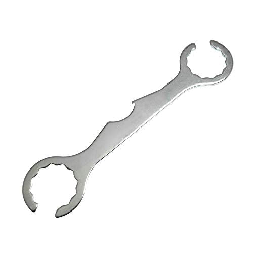 1 Pack Faucet Wrench Stainless Steel Multifunctional Draft Beer Faucet Spanner for Tap Tower Coupler Tools - size: 18CM
