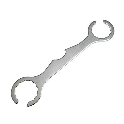 1 Pack Faucet Wrench Stainless Steel Multifunctional Draft Beer Faucet Spanner for Tap Tower Coupler Tools - size: 18CM