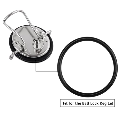 4 Sets Beer Keg O-Ring Gasket for Cornelius Keg Lid O-ring Beer Keg Post O Ring for Corny Keg Dip Tube Replacement O-Ring Beer Keg Poppet Valve O Ring Wear-Resistance Home Brew Keg Gasket