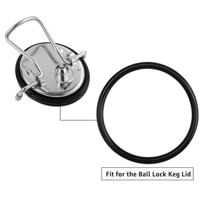 4 Sets Beer Keg O-Ring Gasket for Cornelius Keg Lid O-ring Beer Keg Post O Ring for Corny Keg Dip Tube Replacement O-Ring Beer Keg Poppet Valve O Ring Wear-Resistance Home Brew Keg Gasket