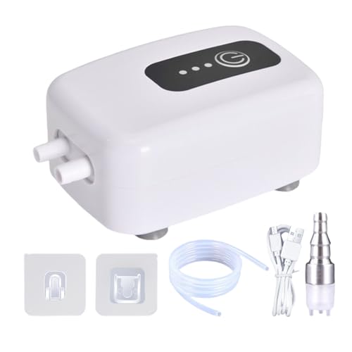 Wine Pump Siphon, Automatic Siphon Pump for Homebrewing and Meadmaking with Food Grade Components, Abs and Silicone Leakproof Design Rechargeable Usb Beer Transfer Kit Perfect for Wine Beer Cider