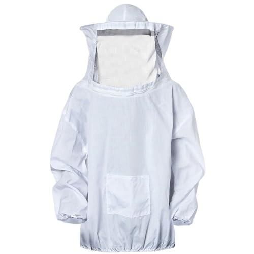 Beekeeping Suit, Practical Portable Lightweight Bee Keeping Suit Breathable Bee Jacket with Veil Hat for Men & Women Keeper for Men Beekeeping